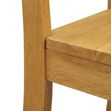Dining Chair with High Back for Kitchen and Dining Room Table, Oak, Set of 2