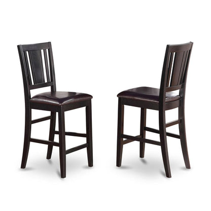Elegant Counter Height Dining Table Set for 4 with Chairs – Black