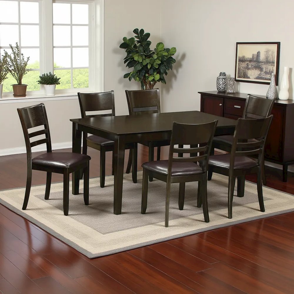 Elegant Wooden Dining Table Set – 6 Chair Dining Table Set for Home