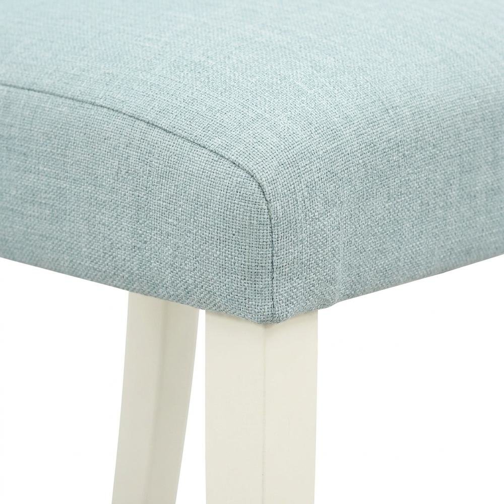Linen Upholstered Parsons Dining Chair with High-Back for Kitchen Table, Set of 2