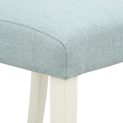 Linen Upholstered Parsons Dining Chair with High-Back for Kitchen Table, Set of 2