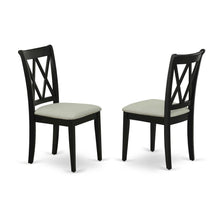 Upholstered Parsons Dining Chair with High Back for Dining Room, Black, Set of 2