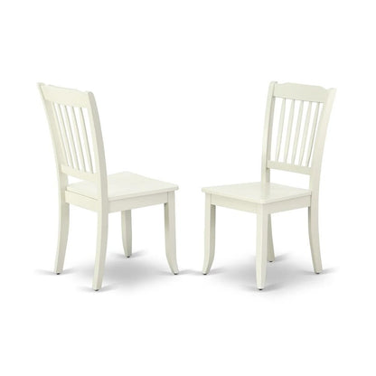 Linen-Upholstered Kitchen Table Chair with Solid Wood Legs for Dining Room, Set of 2