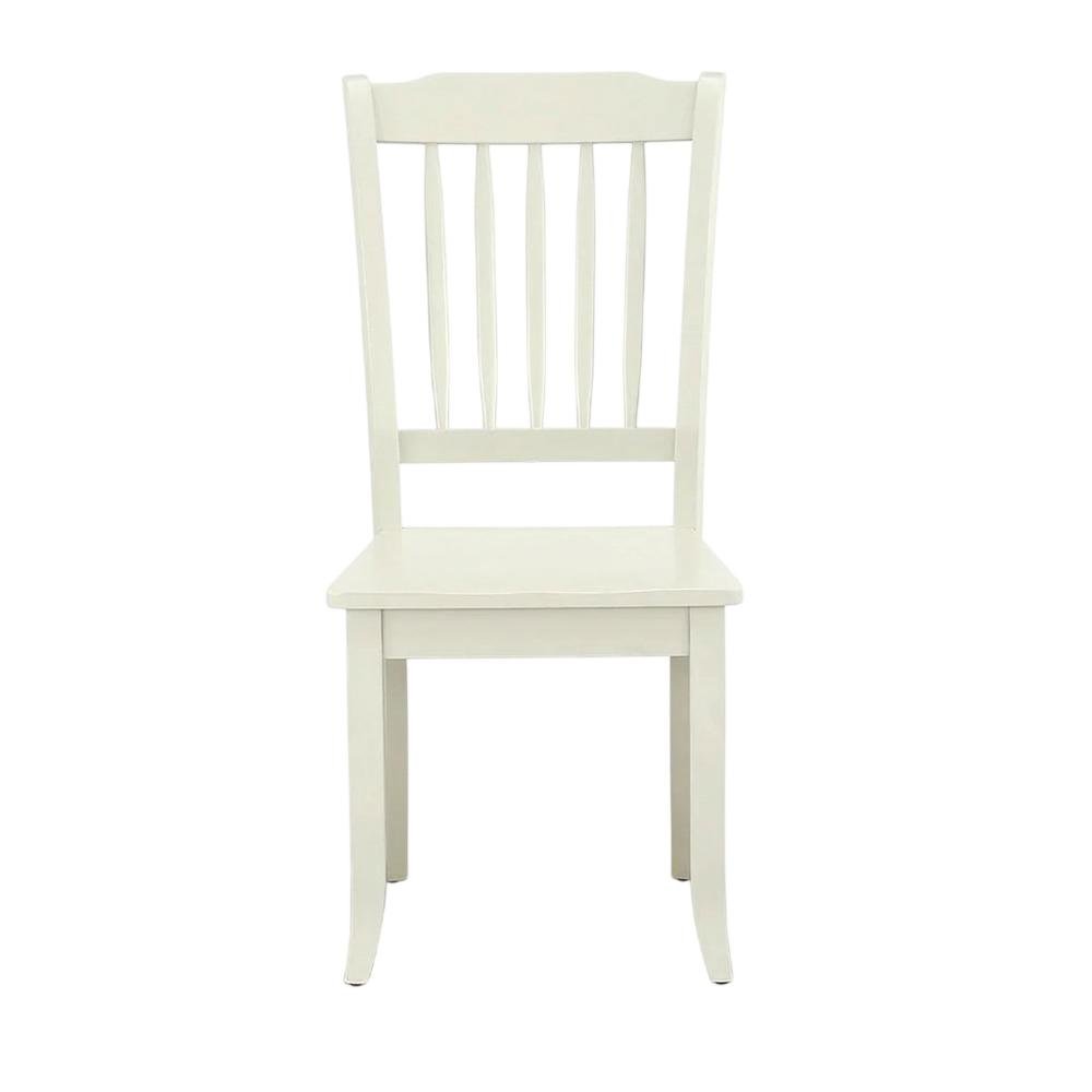 Linen-Upholstered Kitchen Table Chair with Solid Wood Legs for Dining Room, Set of 2