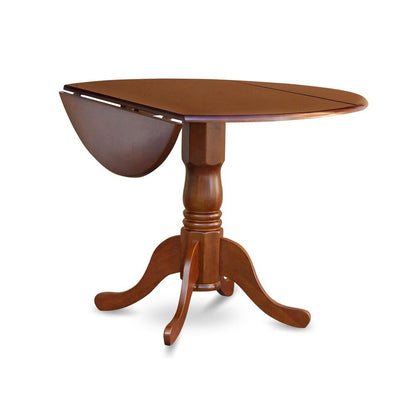 Compact 5-Piece Dining Room Table Set – Round Table & 4 Chairs