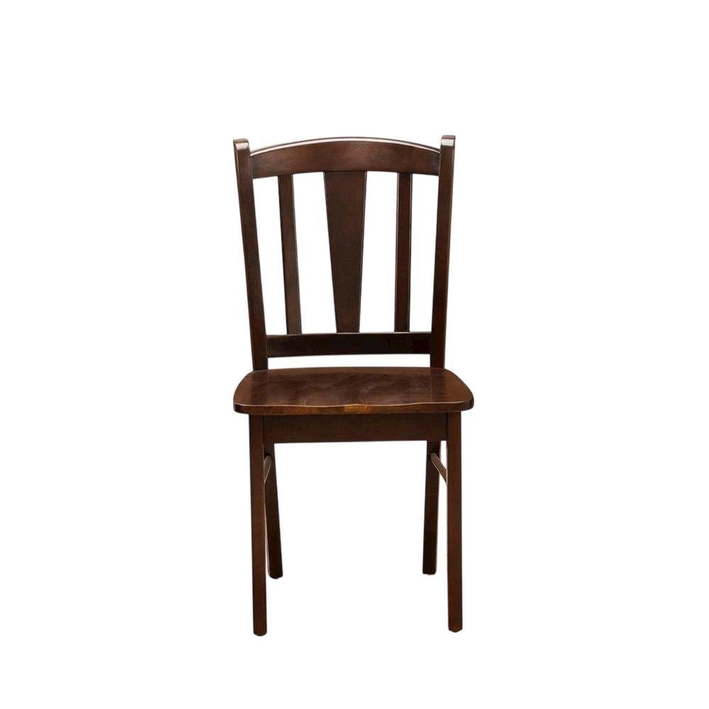 Wooden Dining Chairs with Wood Seat Set of 2, Farmhouse Style Chairs