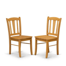 Elegant Wooden Dining Chairs – Classic Kitchen Chairs, Set of 2