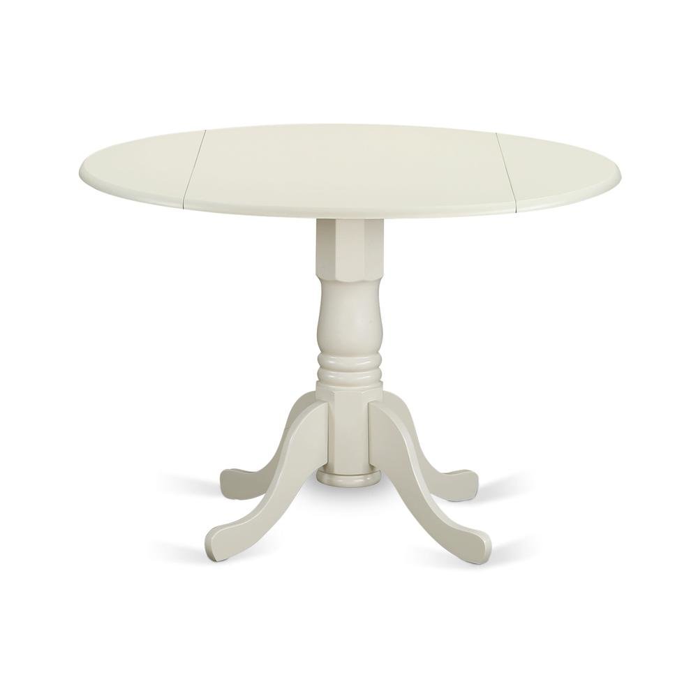 Compact Round Dining Table with Drop Leaves – Ideal for Small Spaces