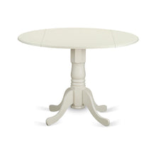 Compact Round Dining Table with Drop Leaves – Ideal for Small Spaces