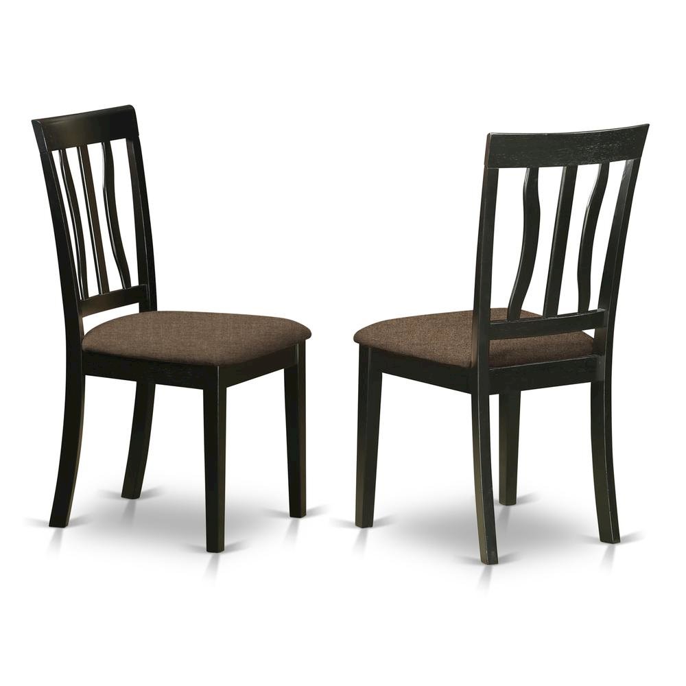 Dining Room Table Set for 4 with Rectangular Table and Wooden Chairs