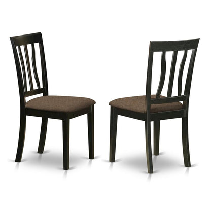 Dining Room Table Set for 4 with Rectangular Table and Wooden Chairs