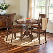 Solid Wood 5 Pc Breakfast Nook Table Set with Kitchen Table Chairs Set of 4