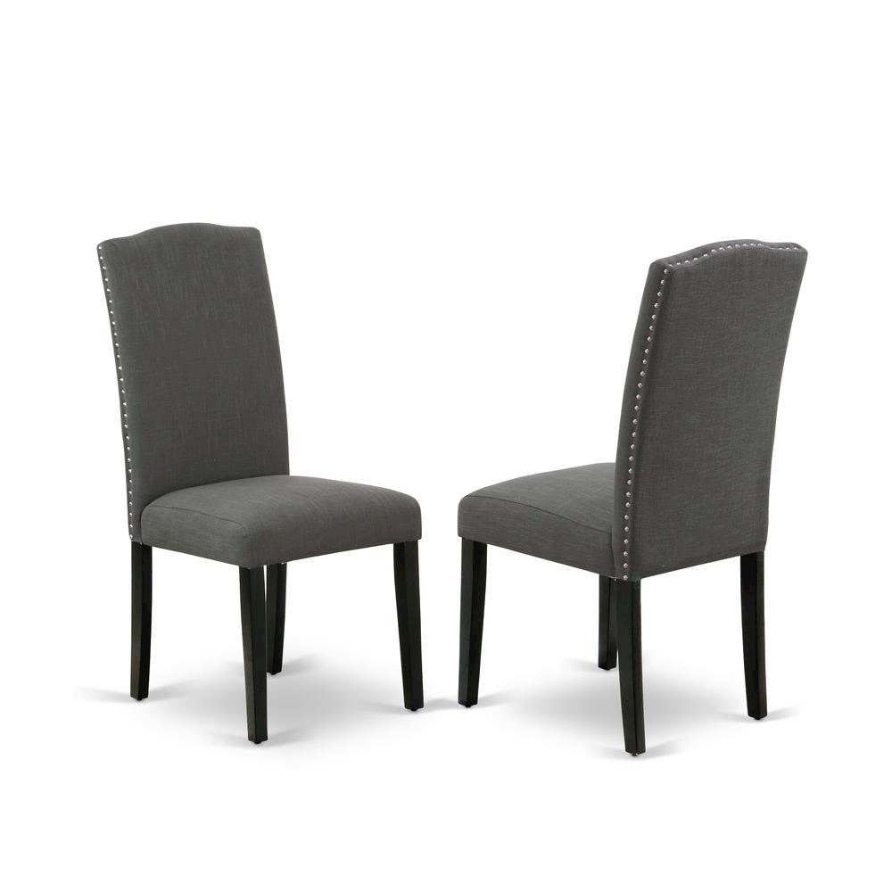 Fabric-Upholstered Parsons Dining Chair with High Back for Dining Room, Set of 2