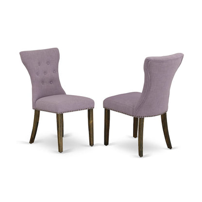 Fabric-Upholstered Parsons Dining Chair with High Back for Dining Room, Set of 2