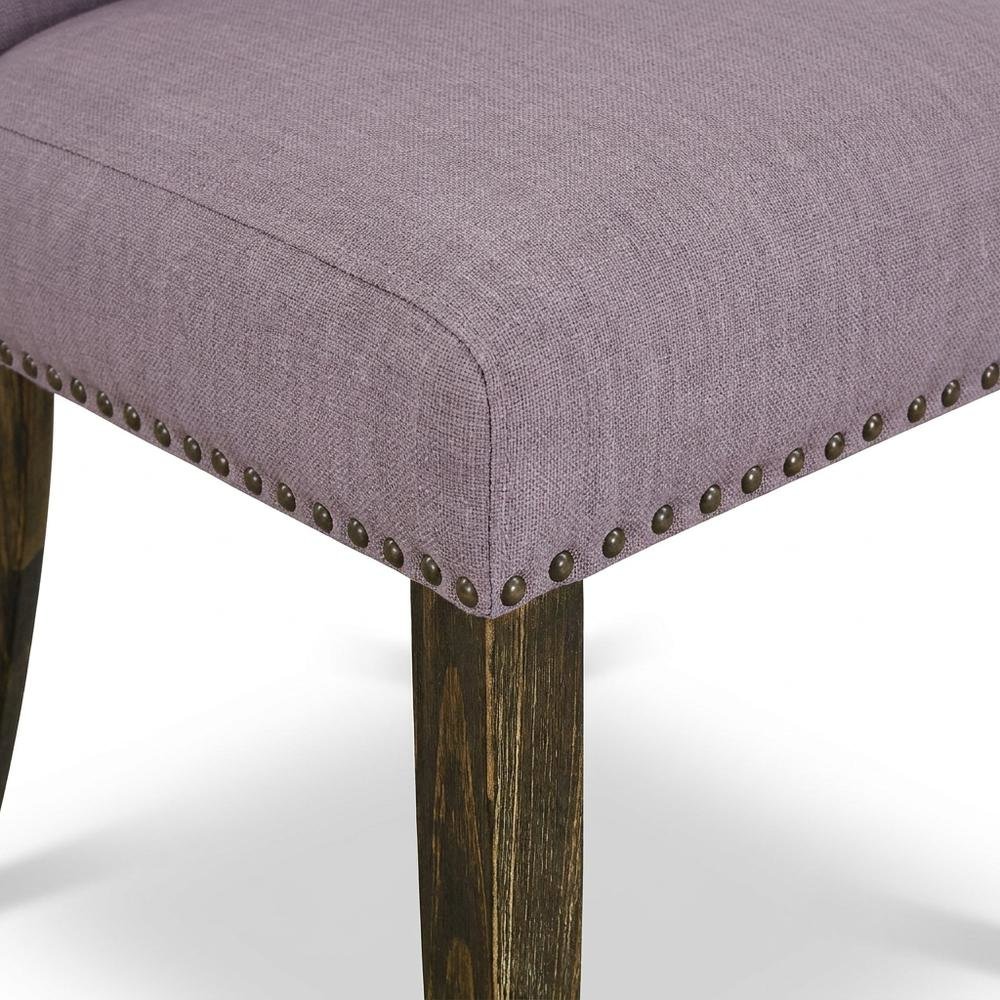 Fabric-Upholstered Parsons Dining Chair with High Back for Dining Room, Set of 2