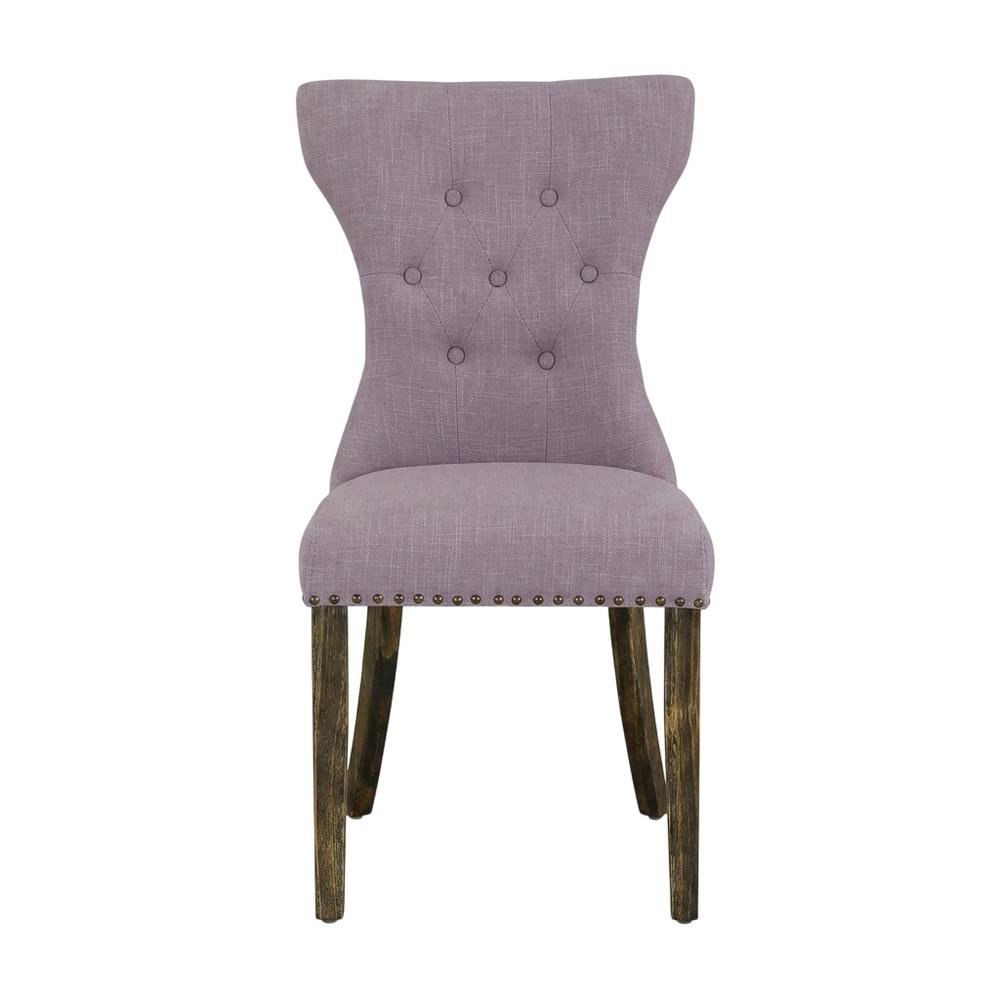 Fabric-Upholstered Parsons Dining Chair with High Back for Dining Room, Set of 2