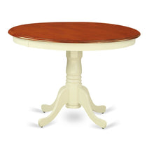 Small Round Kitchen Table for Dining Room with Classic Wooden Finish