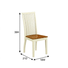 Upholstered Dining Chair with Wood Frame for Kitchen and Dining Room, Set of 2