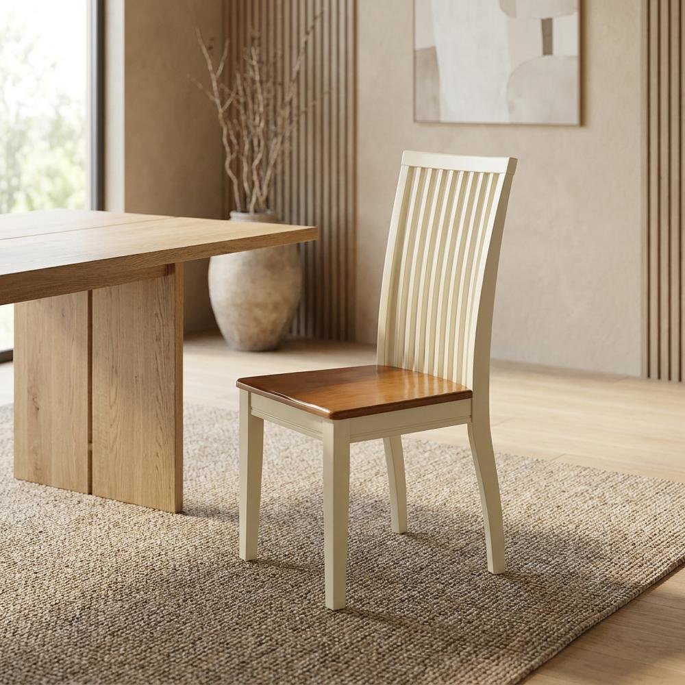 Upholstered Dining Chair with Wood Frame for Kitchen and Dining Room, Set of 2