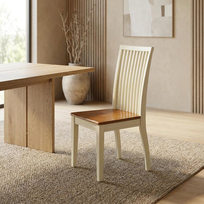 Upholstered Dining Chair with Wood Frame for Kitchen and Dining Room, Set of 2