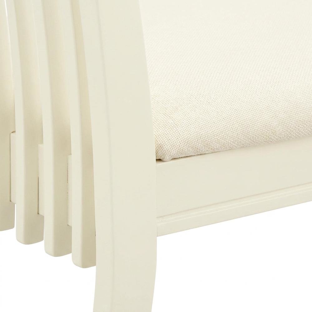 Linen-Upholstered Dining Chair with Solid Wood Legs for Dining Room, Set of 2
