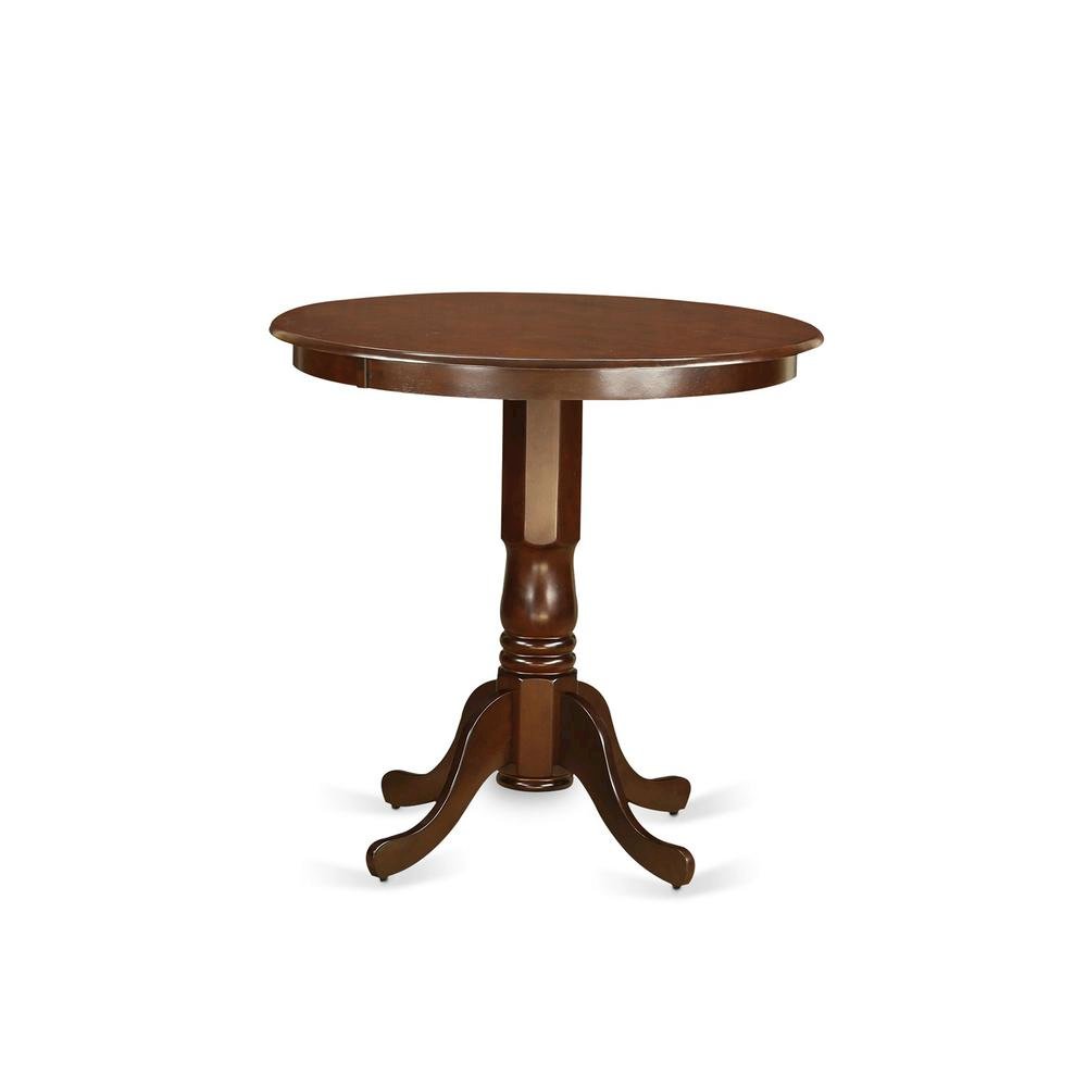 Solid Wood 5 Piece Counter Height Dining Set with Table and 4 Chairs