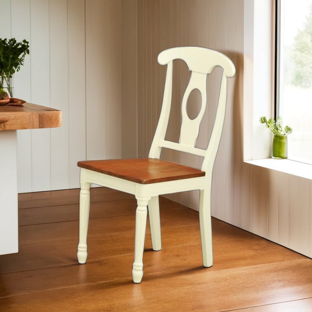 Elegant Wooden Dining Chair Set of 2 for Kitchen and Dining Room