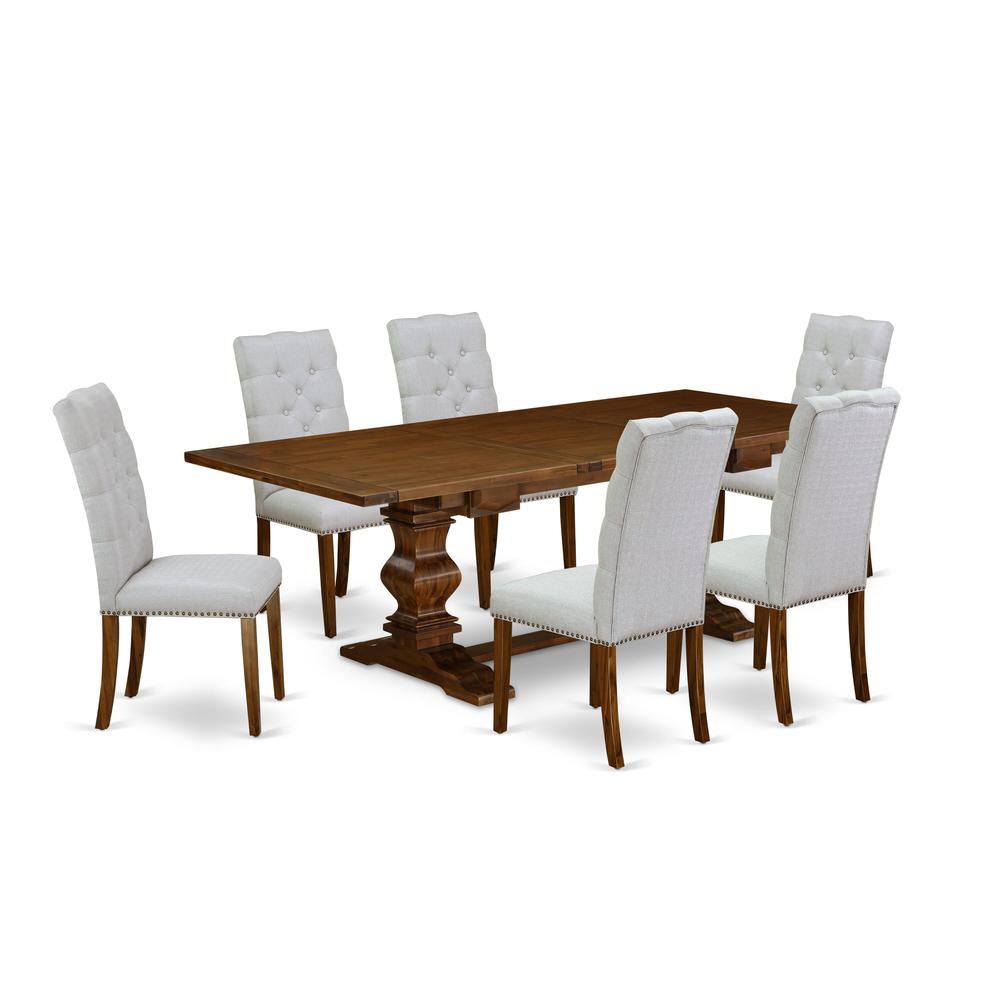 East West Furniture Kitchen Room Set, 42x92 Inch
