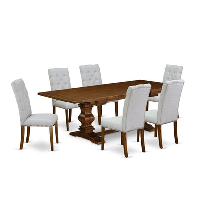 East West Furniture Kitchen Room Set, 42x92 Inch