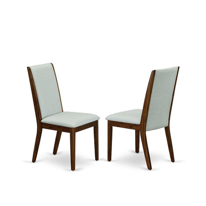 Fabric-Upholstered Parsons Dining Chair with High Back for Dining Room, Grey, Set of 2