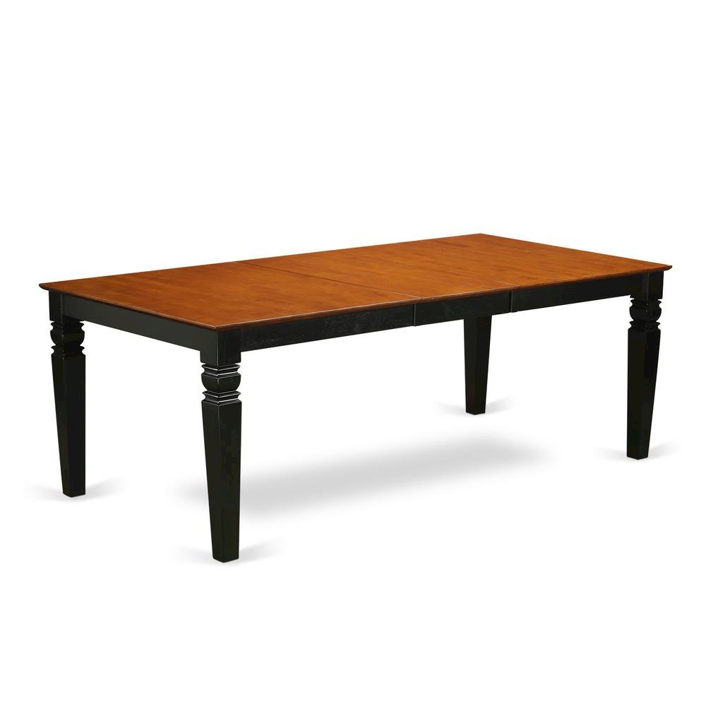 Elegant 9-Piece Dining Table Set – Wooden Rectangular Table and Chairs