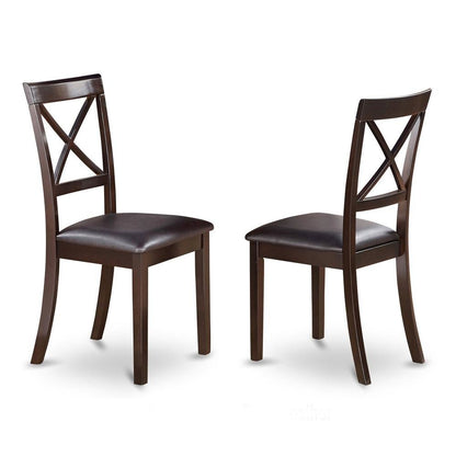 Elegant Dining Table Set for 6 with Leaf Extension and 6 Chairs