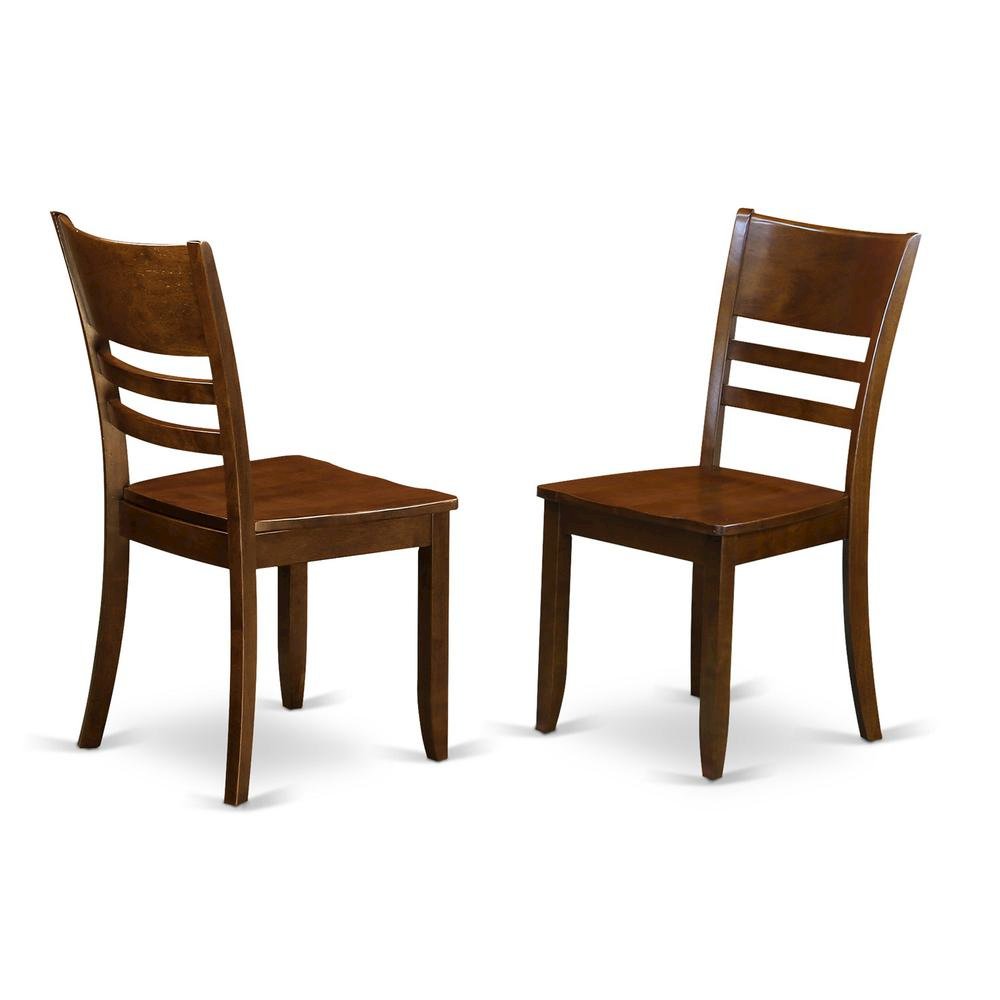 Elegant Wooden Dining Chairs Set of 2 for Kitchen and Dining Room