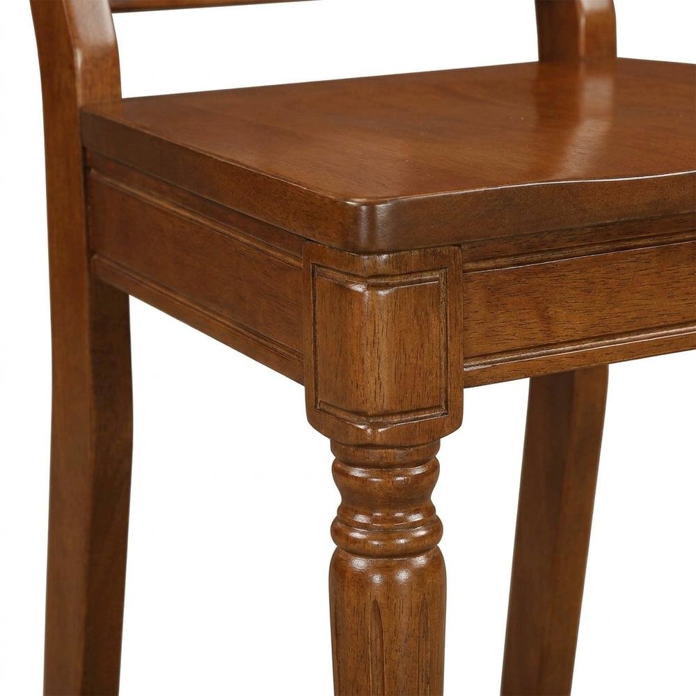 Napoleon-Style Solid Wood Dining Chair for Kitchen or Dining Room, Set of 2