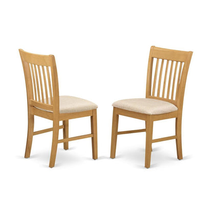 Elegant Oak Dining Chairs – Solid Wood Kitchen and Dining Chairs Set of 2