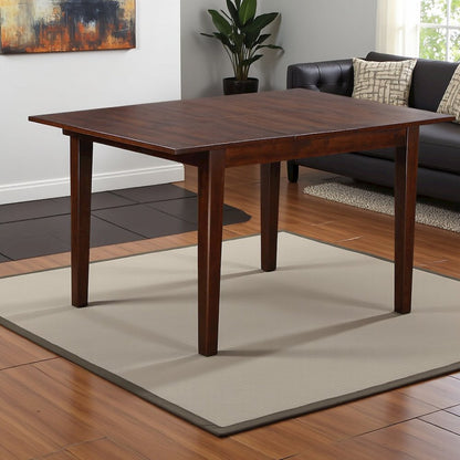 Elegant Drop Leaf Dining Table – Mahogany Expandable Kitchen Table