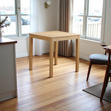 Elegant Oak Small Dining Table – Solid Wood Kitchen Table for 4
