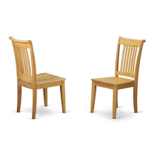 Oak Wood Dining Chair with Solid Wood Legs for Kitchen or Dining Room, Set of 2