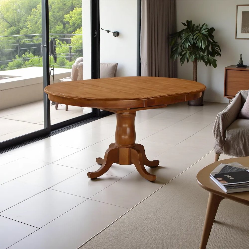 Elegant Wooden Dining Table Set – Kitchen Table and Chairs for 4