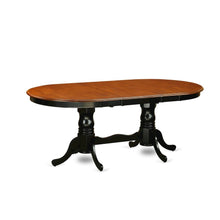 Elegant 9-Piece Dining Table Set for 8 – Black and Cherry Finish
