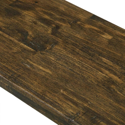 V-Style Modern Wood Dining Bench with Seat for Dining Room, Brown