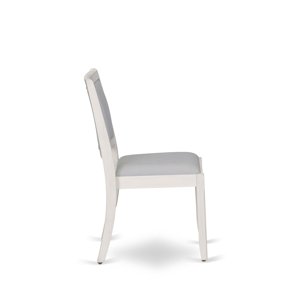6 Pieces Extendable Dining Set, Antique White