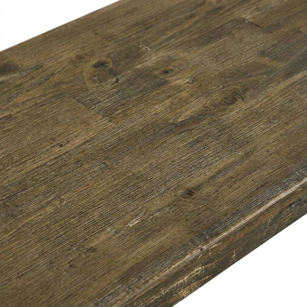 Wooden Dining Bench with X-Style Base for Kitchen and Dining Room