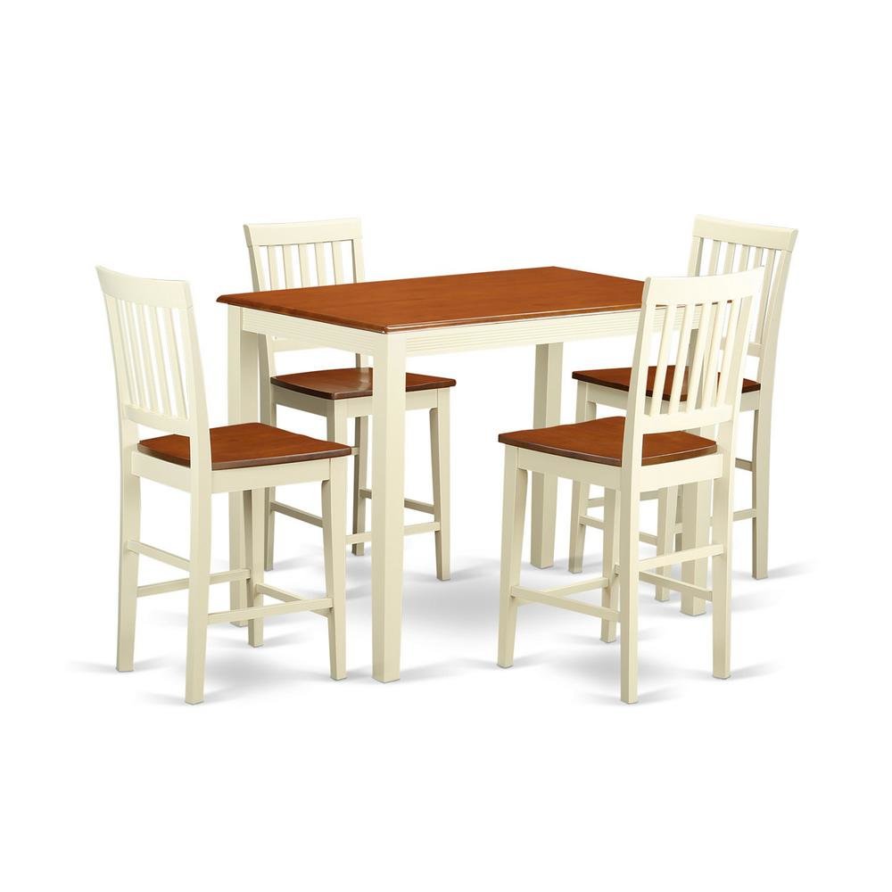Elegant Counter-Height Kitchen Table Set – Dining Room Set for 4