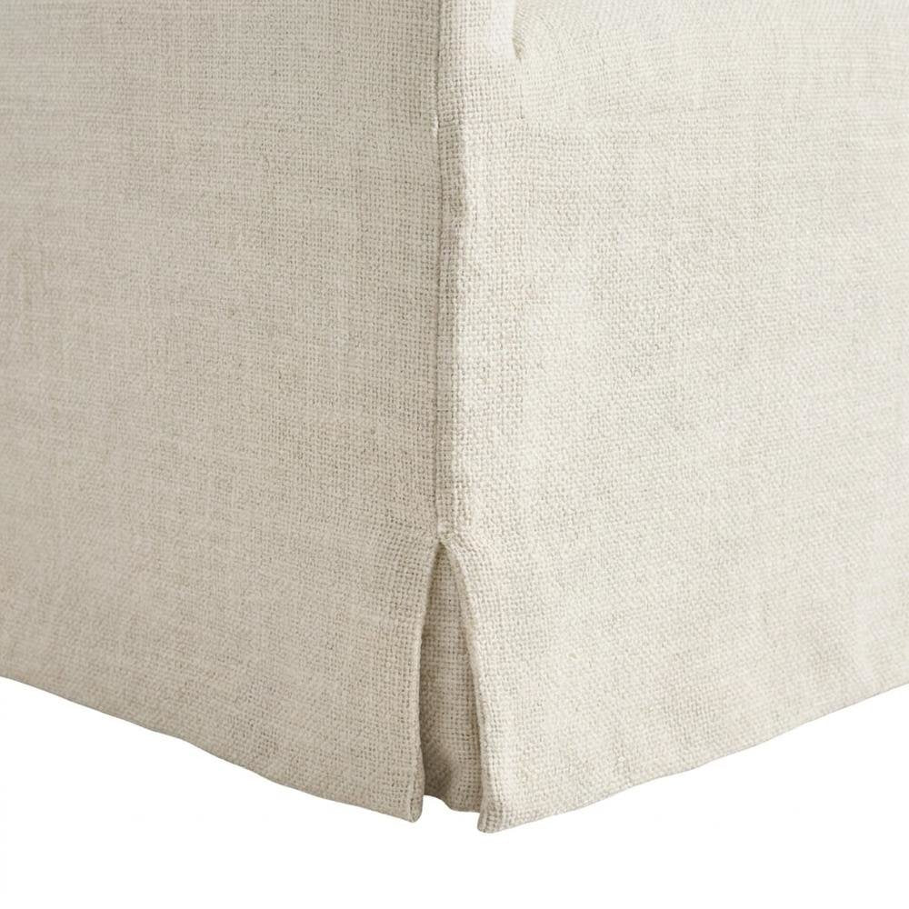 Polyester-Upholstered Side Chair with Slipcover, Clean-Lined Accent Chair