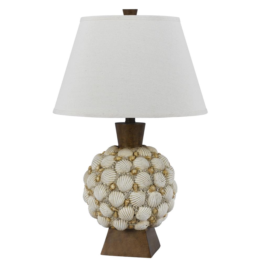 150W Seashell Resin Table Lamp
