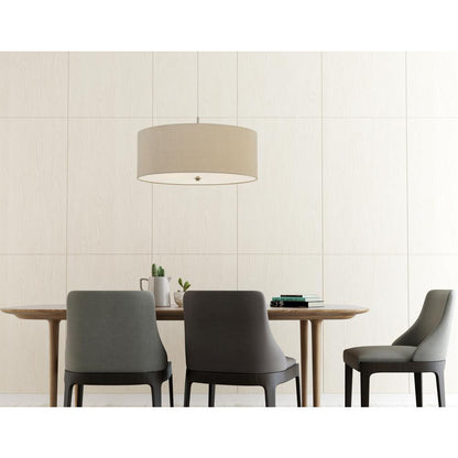 60W X 3 Addison Drum Pendant Fixture. Dia:24"