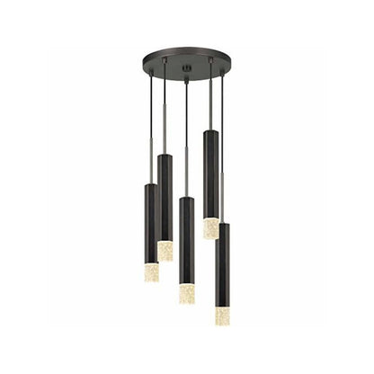 Troy Integrated Led Dimmable Hexagon Aluminum Casted 5 Lights Pendant