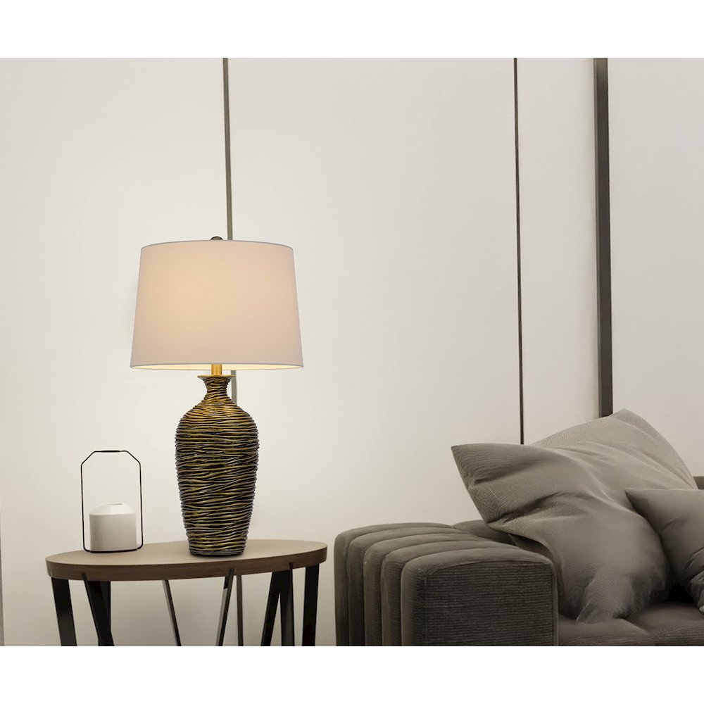 150W 3 Way Aurora Resin Table Lamp
