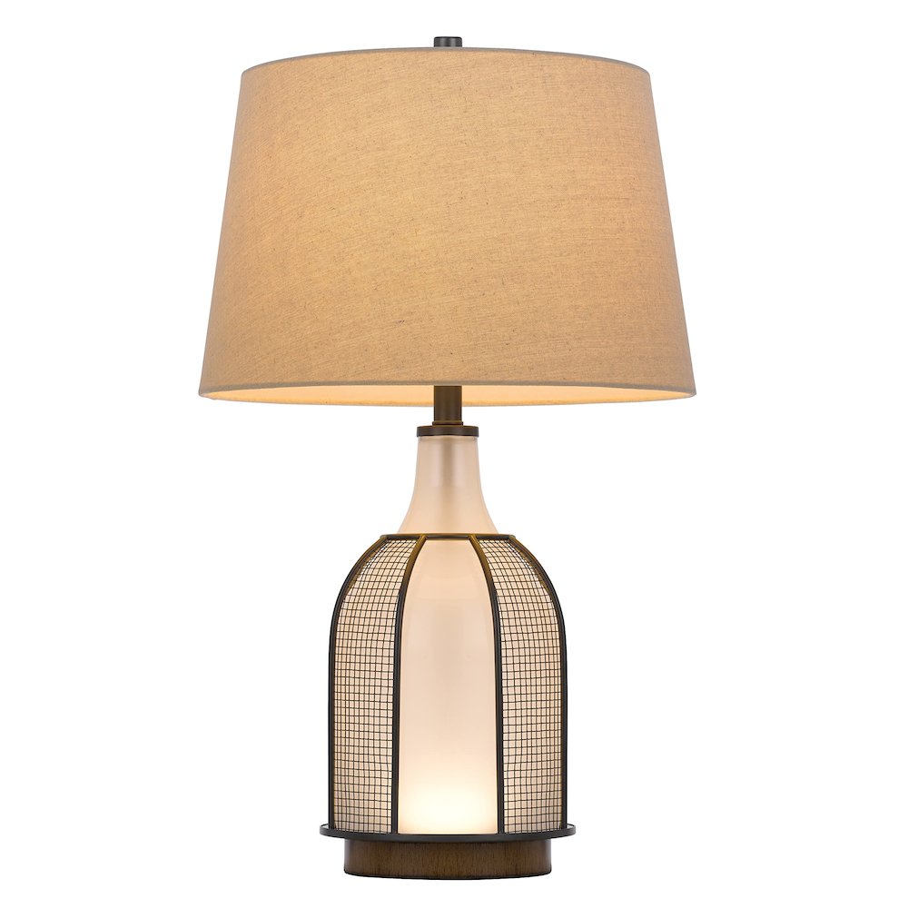 100W Morgan Glass Table Lamp